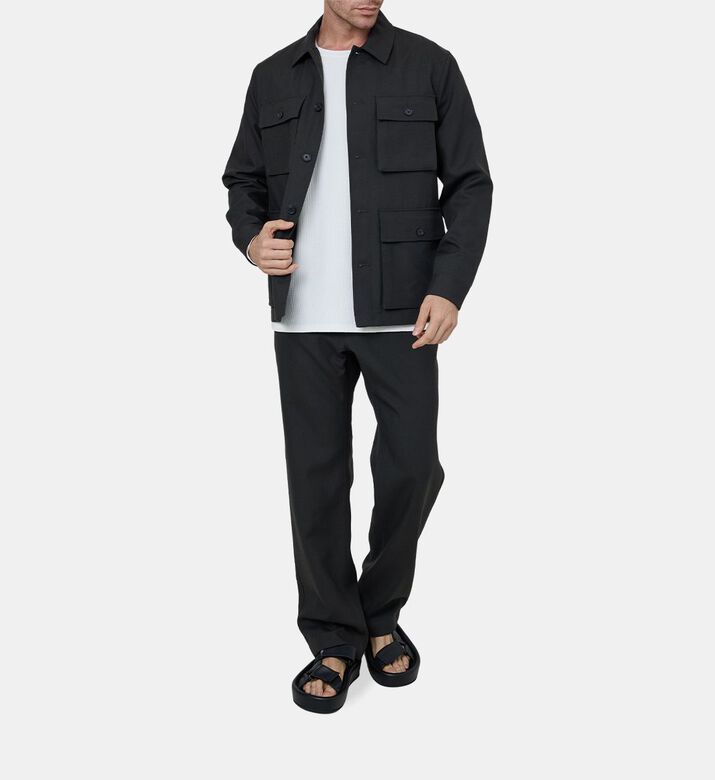 Wide-leg Tailored Trousers
