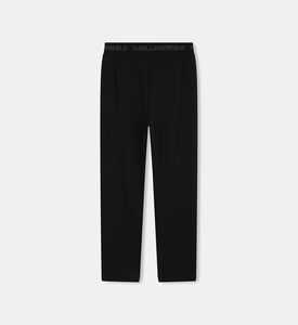 بنطال بخصر مطاطي بلوغو