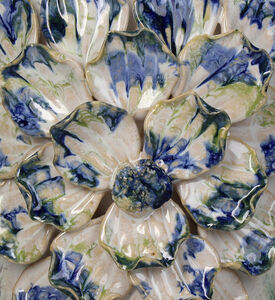 مزهرية مستوحاة من الأزهار 16×13×23 سم