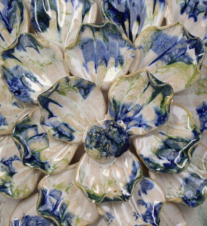 مزهرية مستوحاة من الأزهار 16×13×23 سم