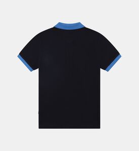 قميص بولو قطن بيكيه بأكمام قصيرة