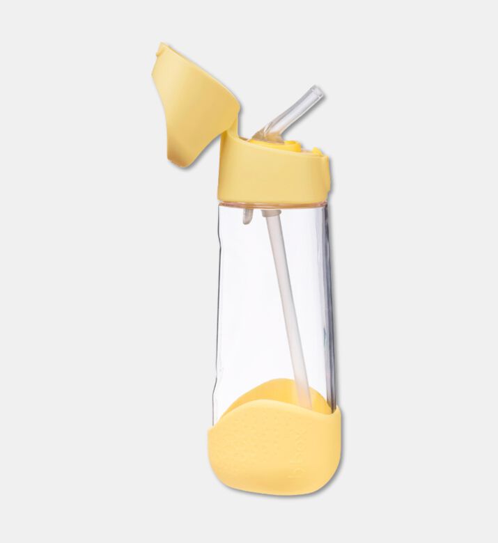 B.Box Flip-top Cap Straw Bottle, Yellow, Packshot View
