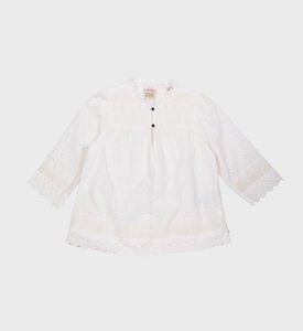 Girl Broderie Anglaise Top Girl Broderie Anglaise Top