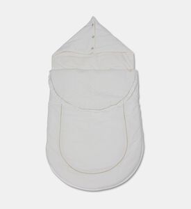 Tartine et Chocolat Embroidered Percale Baby Nest, Beige, Packshot View