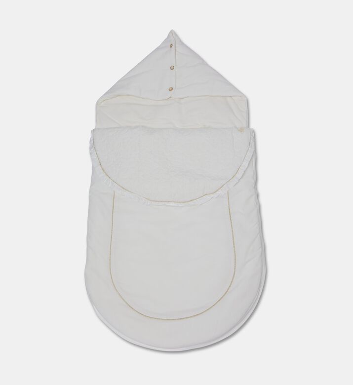 Tartine et Chocolat Embroidered Percale Baby Nest, Beige, Packshot View