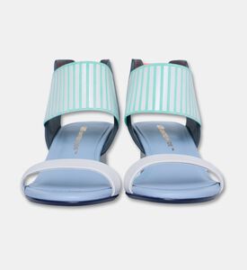UN United Nude Cow Leather Block Heel Sandals, Blue, Eu-41, Packshot View