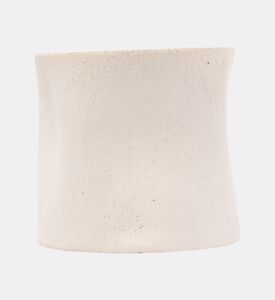 شمعة معطرة كبيرة بتصميم متموج