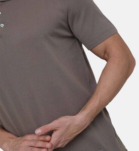 قميص بولو من قطن بيما بأزرار