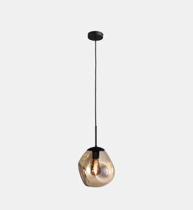 Masterlight Lava Organic-shape Pendant Lamp, Black, 24x23-cm, Packshot View