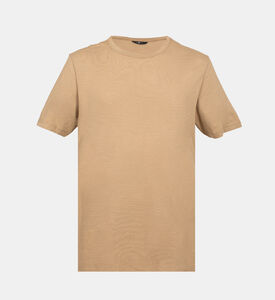 تيشيرت قطن بشعار جانبي