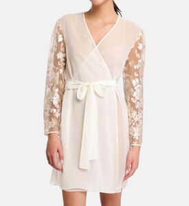 Long-sleeve Floral Detail Cover-up