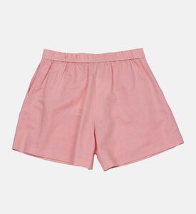 Linen Pleated Shorts
