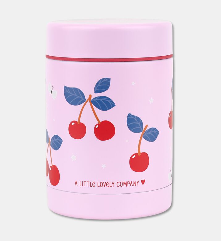 A Little Lovely Company Food Jar 300ml - Cherries, Packshot View