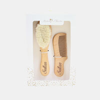 Personalized Hair Brush Comb 2-piece Set
