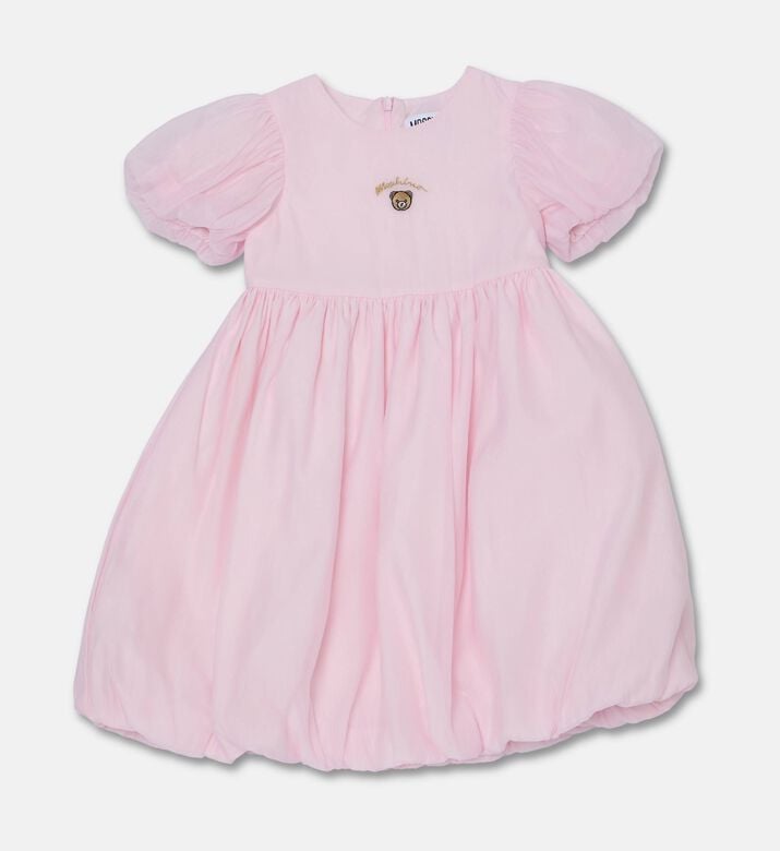 Moschino BKT Teddy Logo-embroidery Voluminous Dress, Packshot View