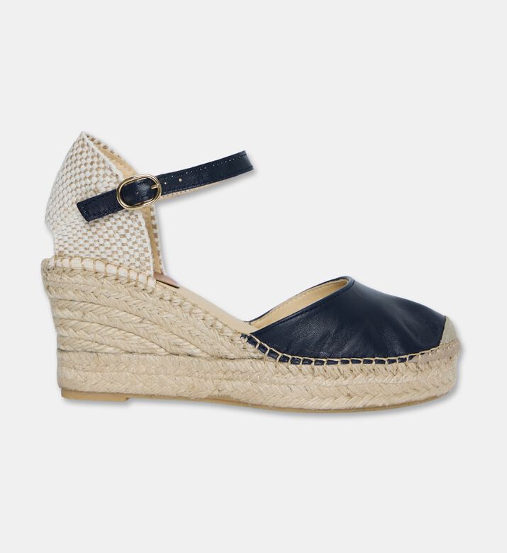 Salvi Shoes Wdg Sndl, Dark-blue, Eu-39, Packshot View