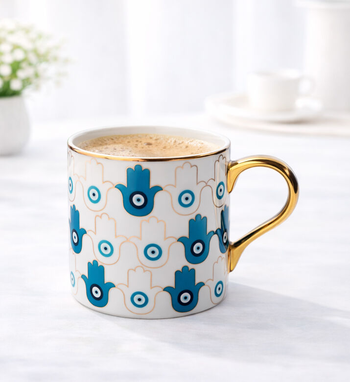 Home Deco and More Hand-of-fatima Printed Mug, Packshot View