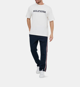 بنطال رياضي قطن عضوي مخطط