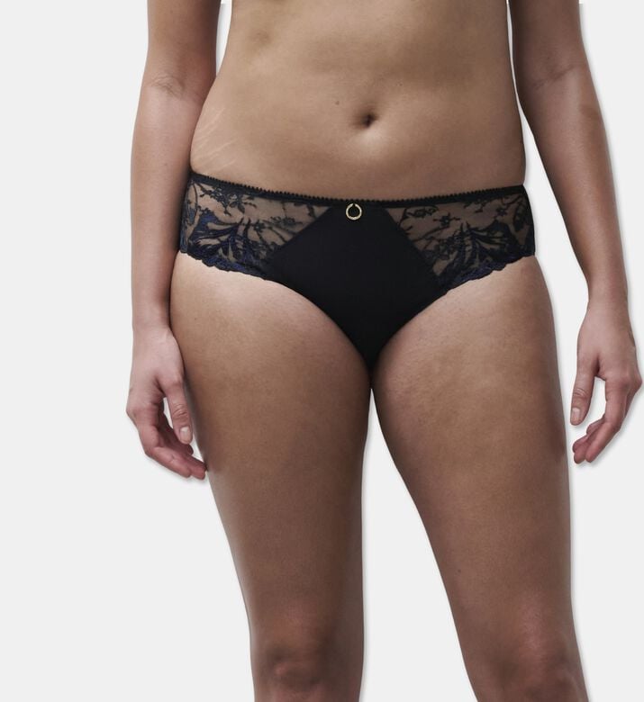 Chantelle Brief, Black, Xl, Model View