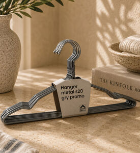 Home Deco and More Metal 20-piece Hangers Set, Packshot View
