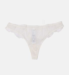 سروال ساودري داخلي برازيلي شبه شفافة مطرز