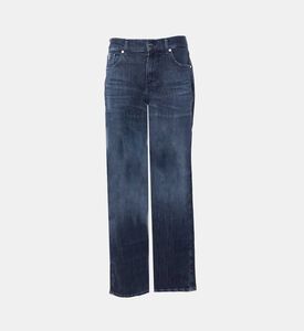 Flared-cut Denim Pants