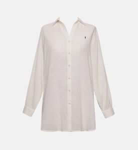 Linen Blend Beach Shirt
