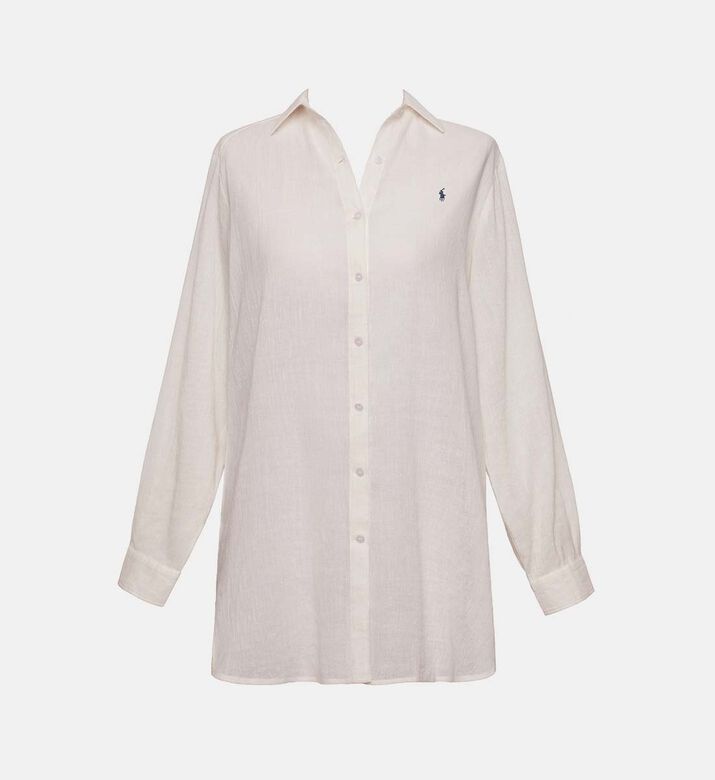 Linen Blend Beach Shirt