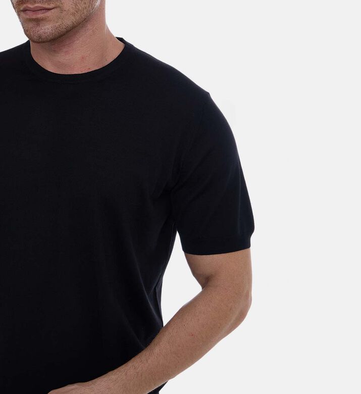 Virgin Wool Crewneck T-shirt Virgin Wool Crewneck T-shirt