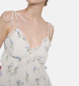 The Kooples Floral-print Peplum Camisole, Model View