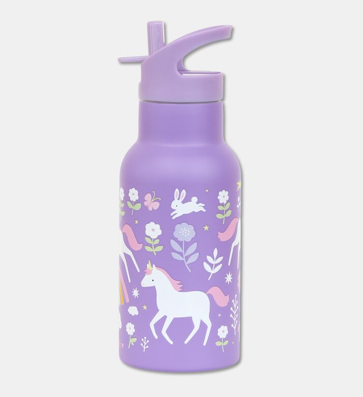 A Little Lovely Company Water Bottle 350ml Unicorn, Packshot View