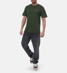 Les Deux Ts Ben Globe, Khaki, M, Model View