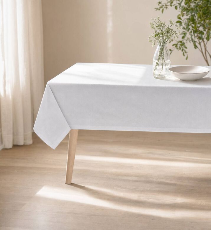 Jacquard Club Cotton Linen Tablecloth, Model View