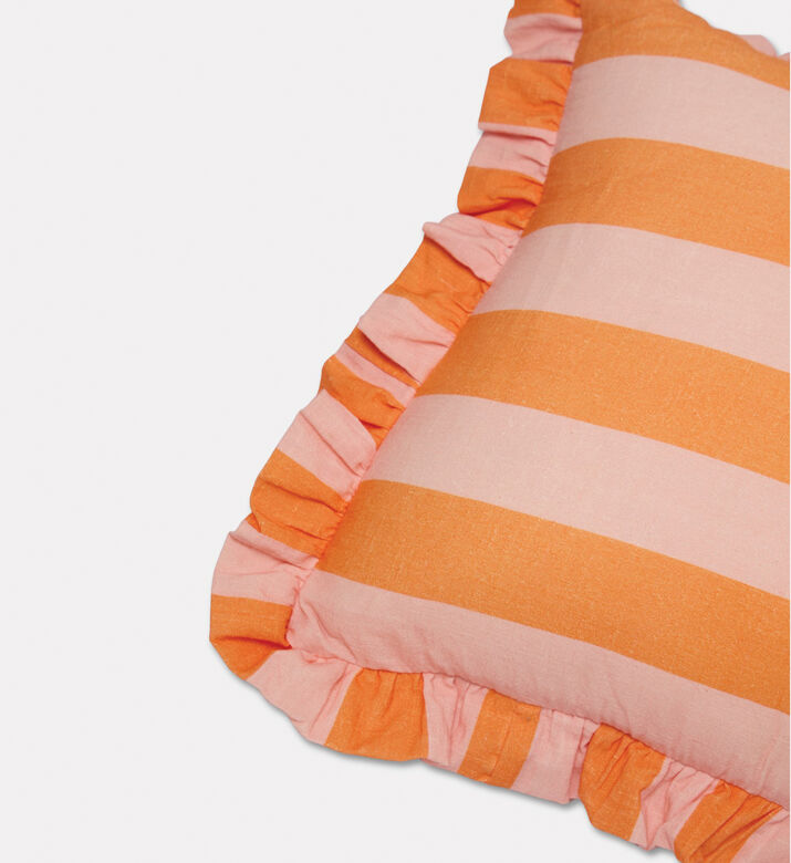 Home Deco and More Linea Decorative Cushion, Orange, 40x60-cm, Packshot View