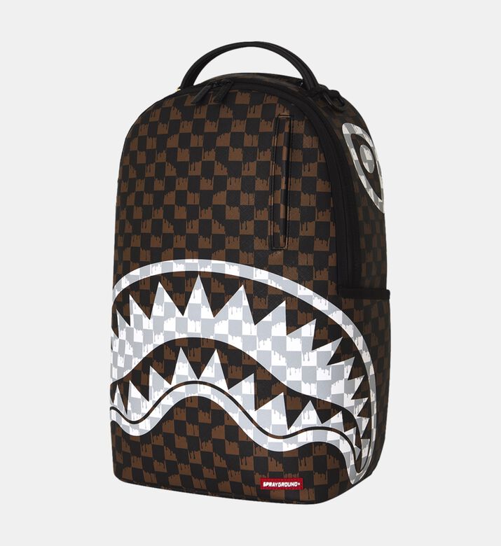 Sprayground Backpack Cream Drip Check, Packshot View