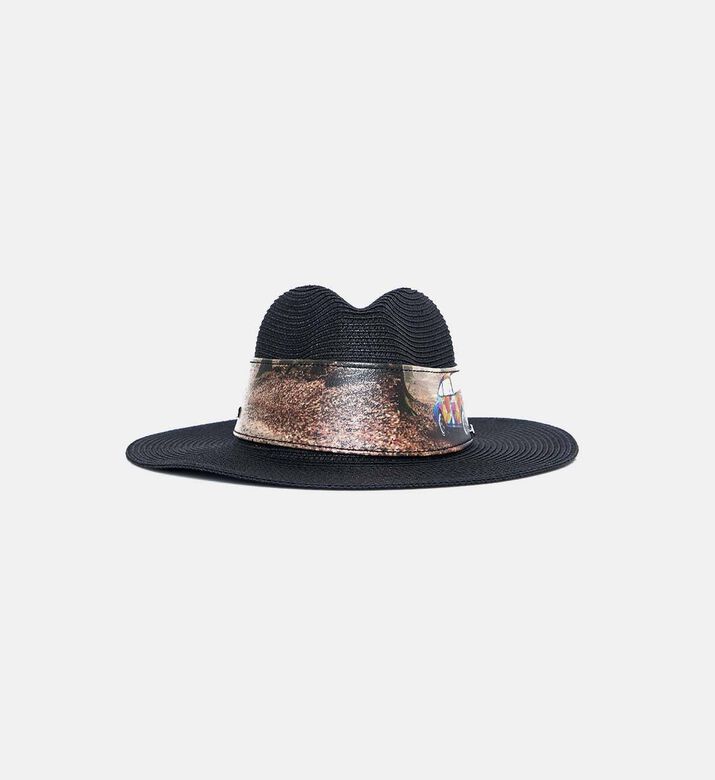 Vintage Car Illustration Fedora-style Hat