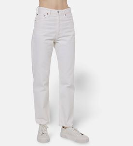Agolde Mid Rise Straight-leg Pants, Model View