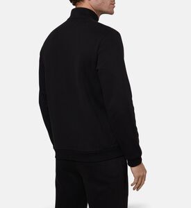 EA7 Cotton Full Zip Track Jacket, Black, Xl, Model View