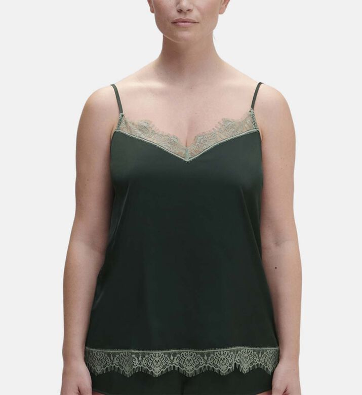 Satin Secrets Lace Top