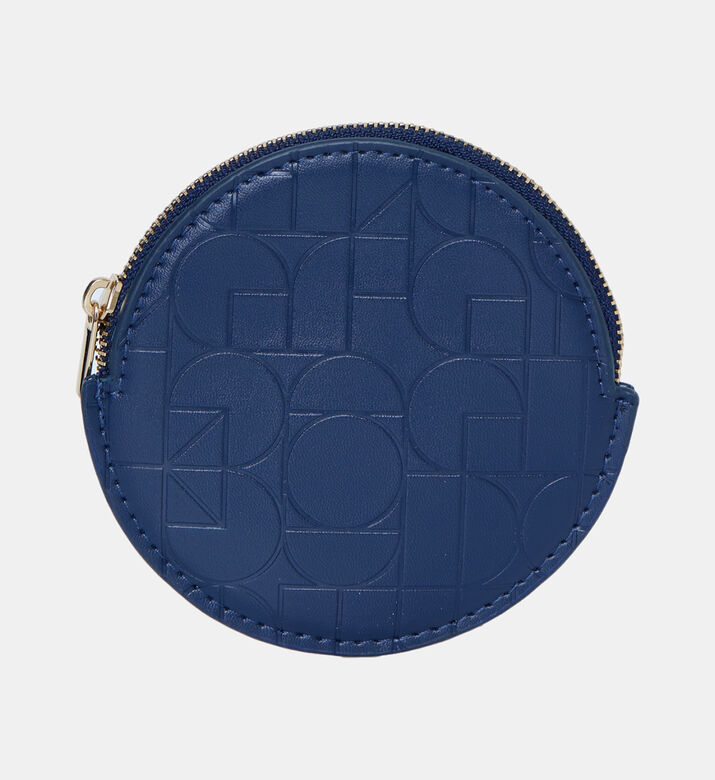 محفظة عملات معدنية بنمط هندسي