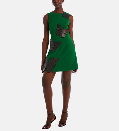 Libere Sleeveless Mini Crepe Dress