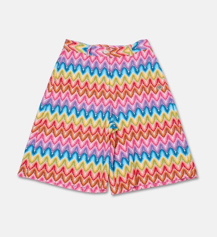 All-over Zigzag-print Shorts