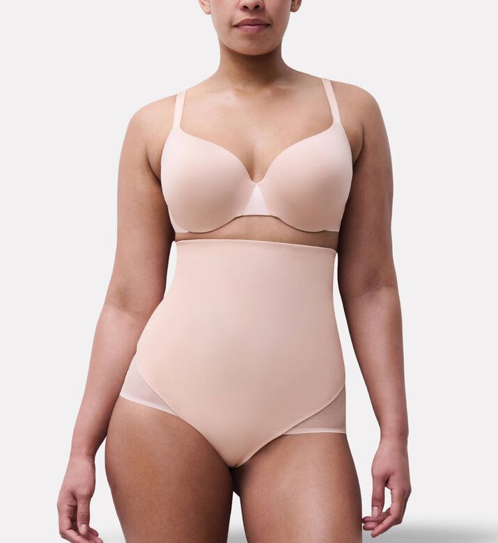 Chantelle Firm Control Shapewear Briefs, Golden-beige, Xs, Model View