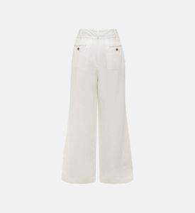 بنطال بوسيتانو واسع كتان تنسل