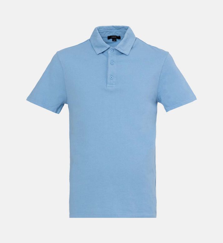 Structured Collar Short-sleeve Polo Shirt