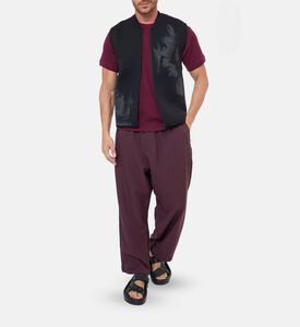 Y-3 Tonal Logo-detail T-shirt, Model View