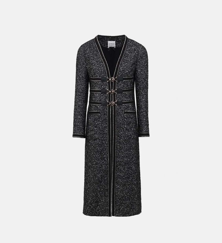 Tweed Longline Buckle Jacket