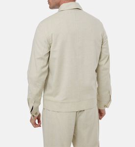 Les Deux Como Coach Slub Regular-fit Jacket, Model View