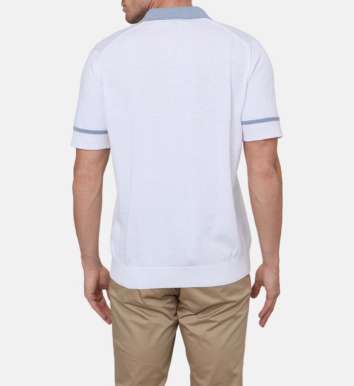 Cotton Knit Polo Shirt