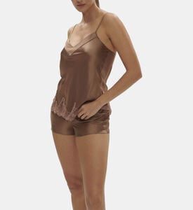 Dreamy Silk Lace Trim V-neck Top Dreamy Silk Lace Trim V-neck Top